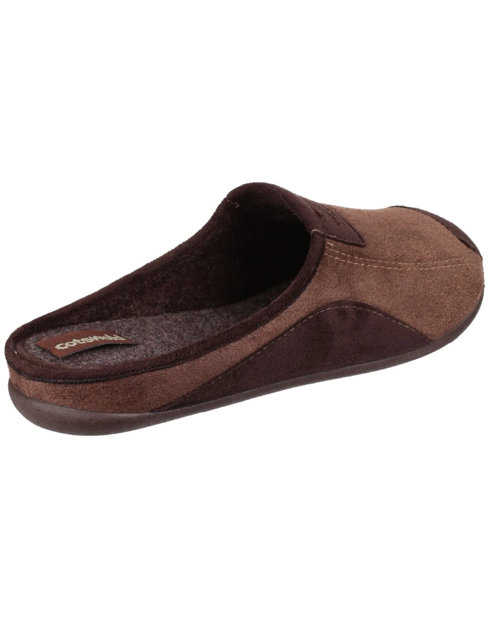 Cotswold Mens Westwell Slippers in Brown 