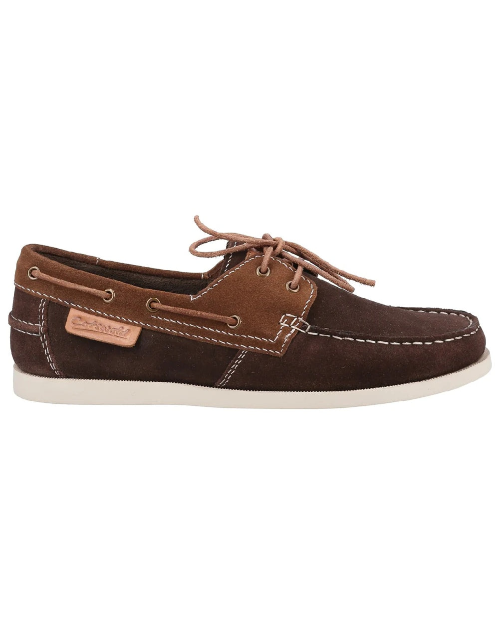 Cotswold Mitcheldean Boat Shoes in Chocolate