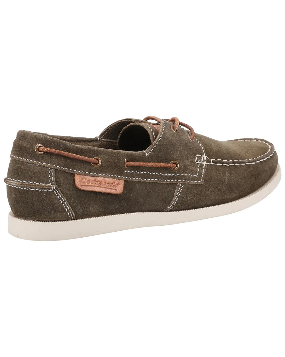 Cotswold Mitcheldean Boat Shoes in Khaki