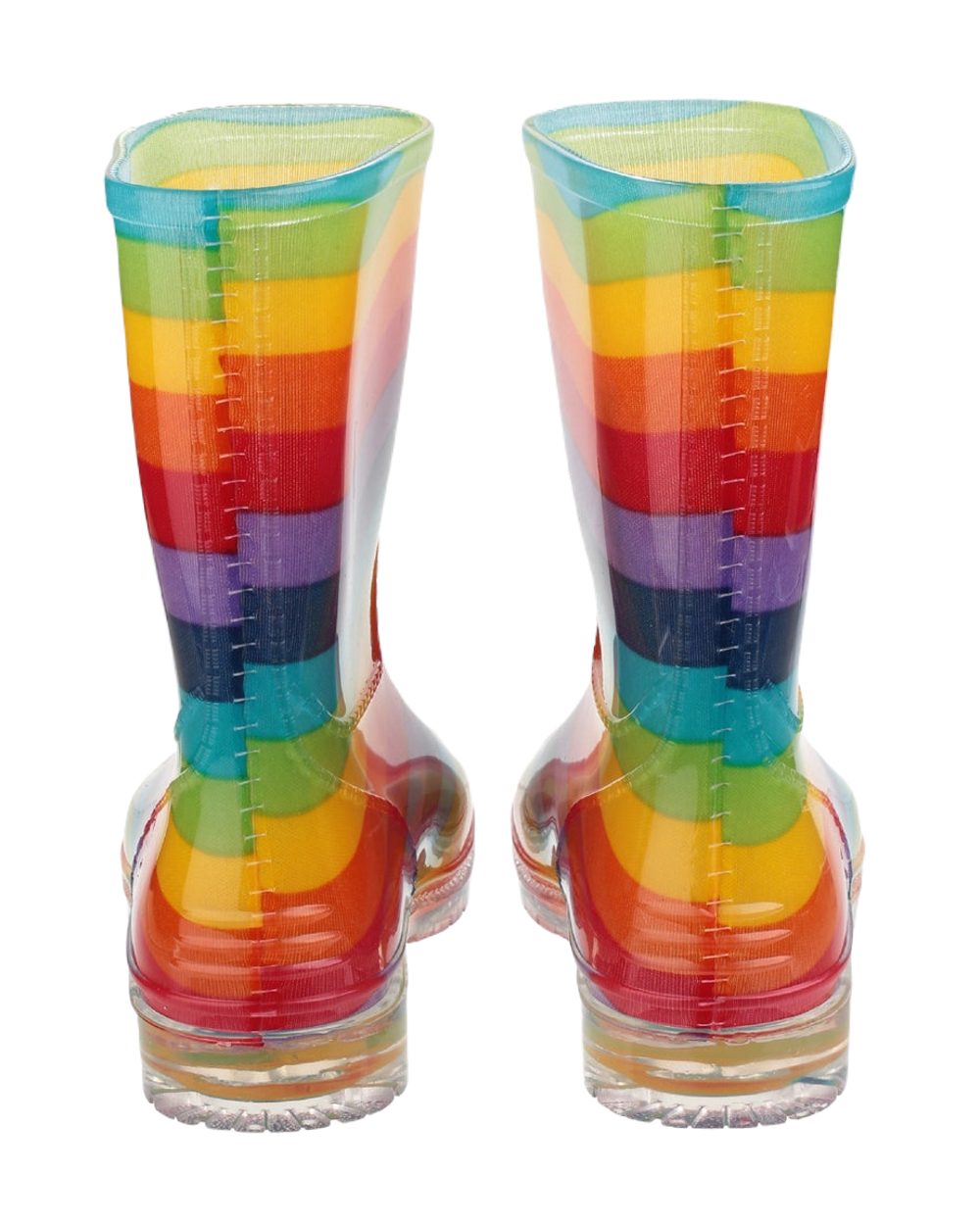 Cotswold PVC Junior Wellington Boots In Rainbow 