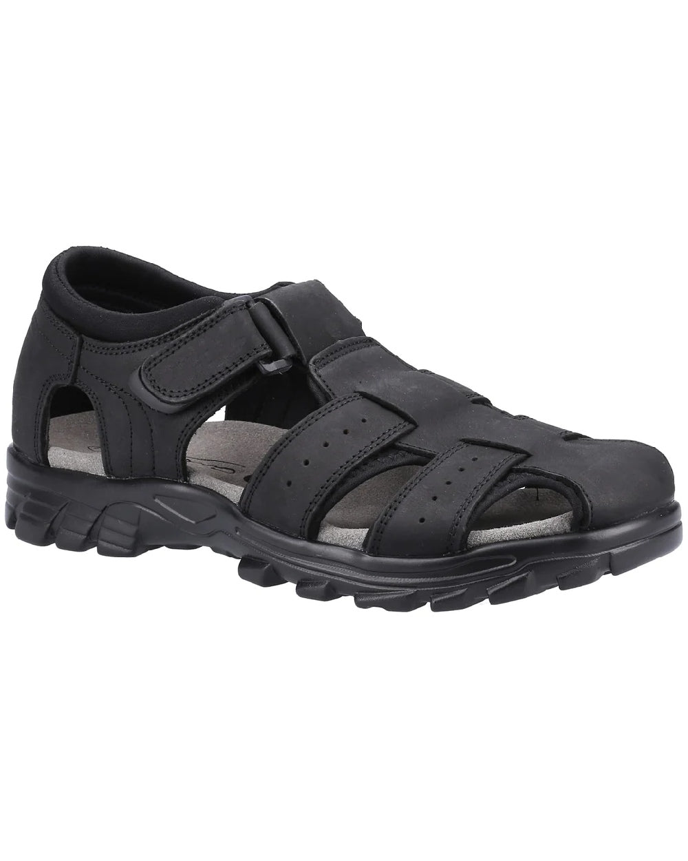 Cotswold Phil Sandals in Black 