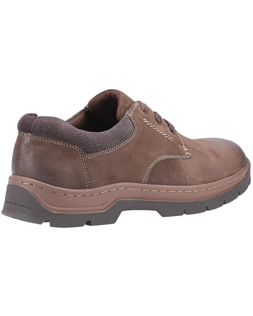 Cotswold Thickwood Burnished Leather Casual Shoes in Brown 