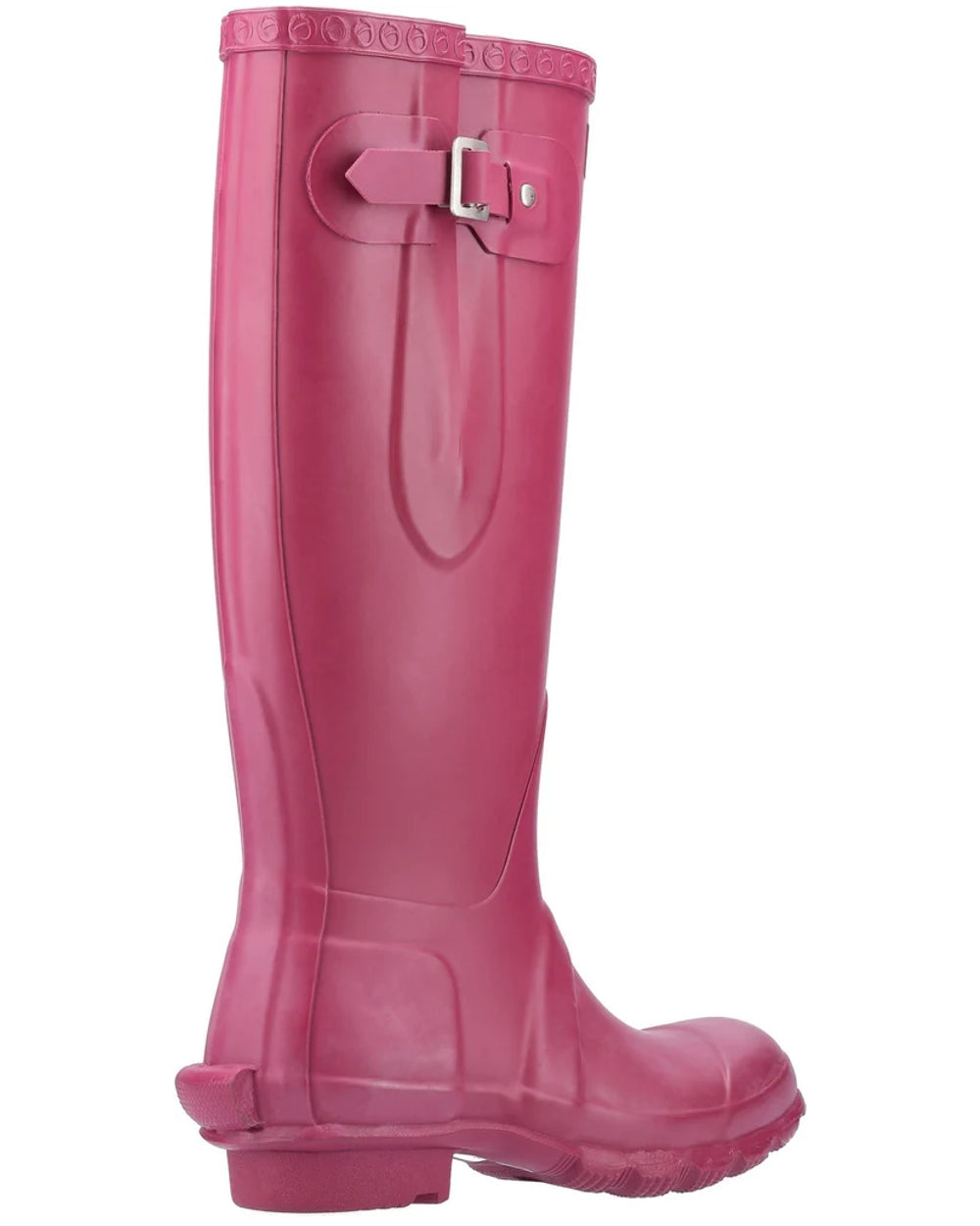 Cotswold Windsor Buckle Strap Rubber Wellingtons in Berry 