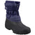 Cotswold Womens Chase Touch Fastening and Zip Up Winter Boots In Navy #colour_navy