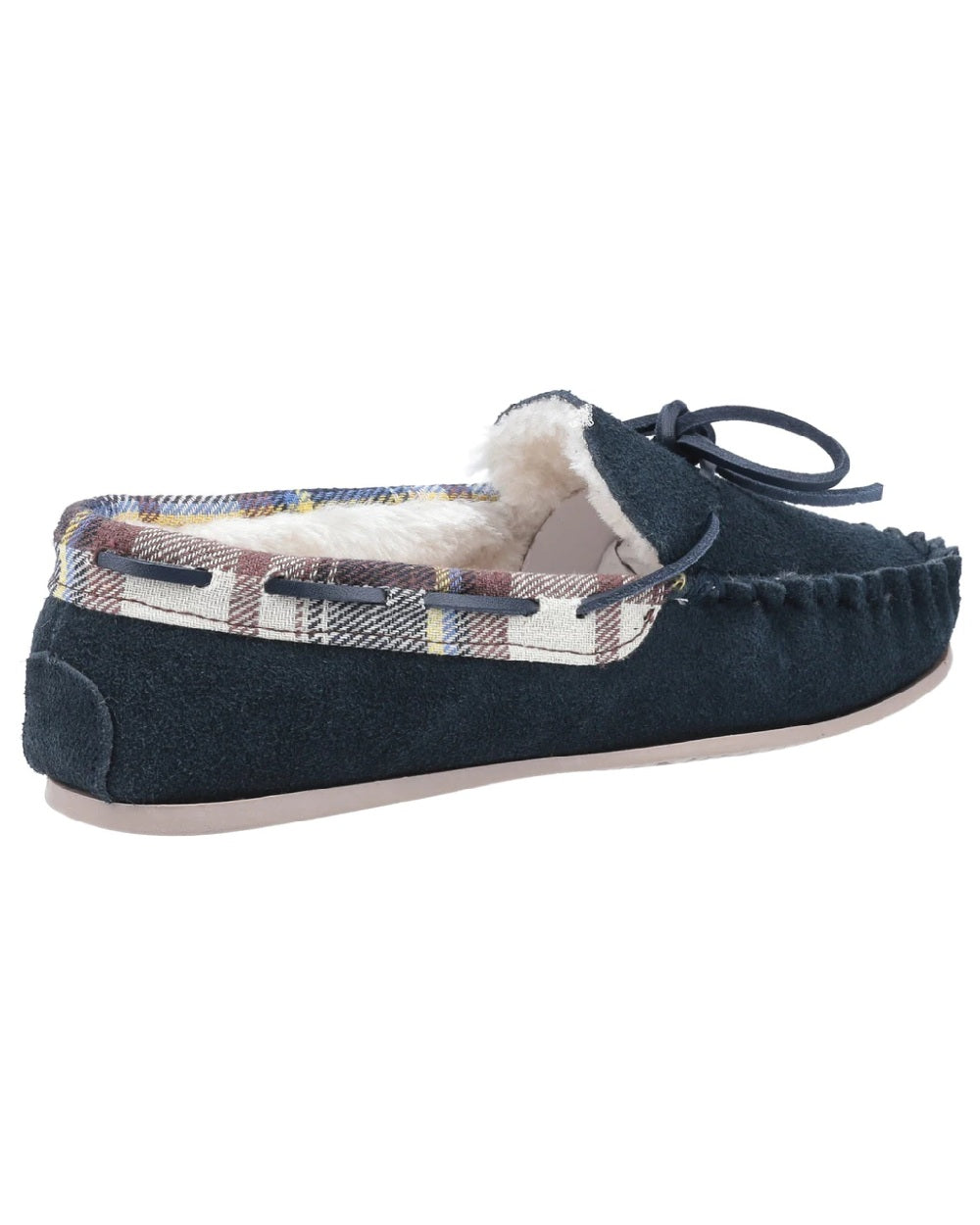 Cotswold Womens Kilkenny Moccasin Slippers in Navy 