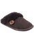Cotswold Womens Lechlade Sheepskin Mule Slippers in Chocolate #colour_chocolate