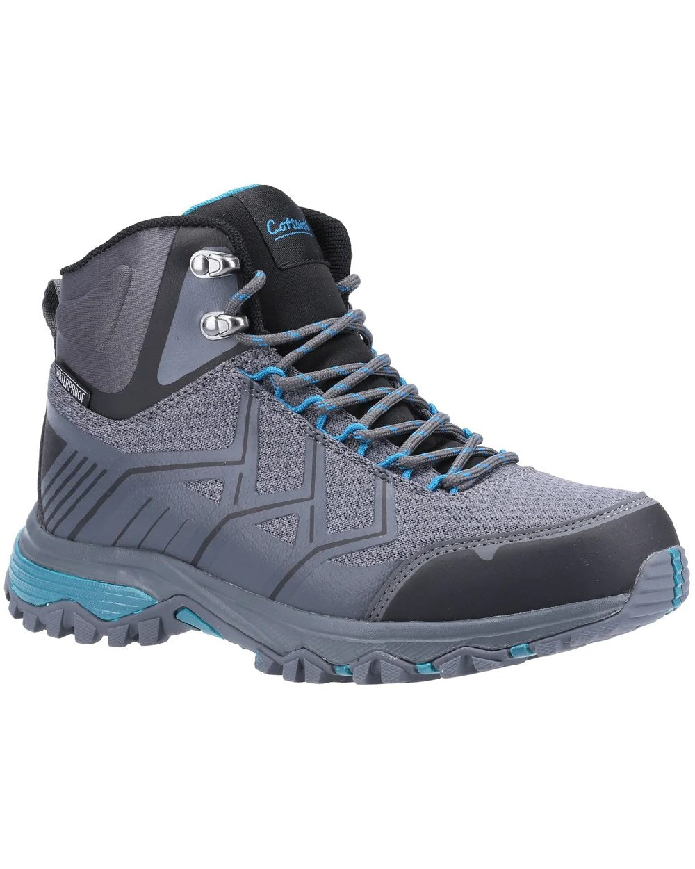 Cotswold Womens Wychwood Recycled Hiking Boots in Blue 