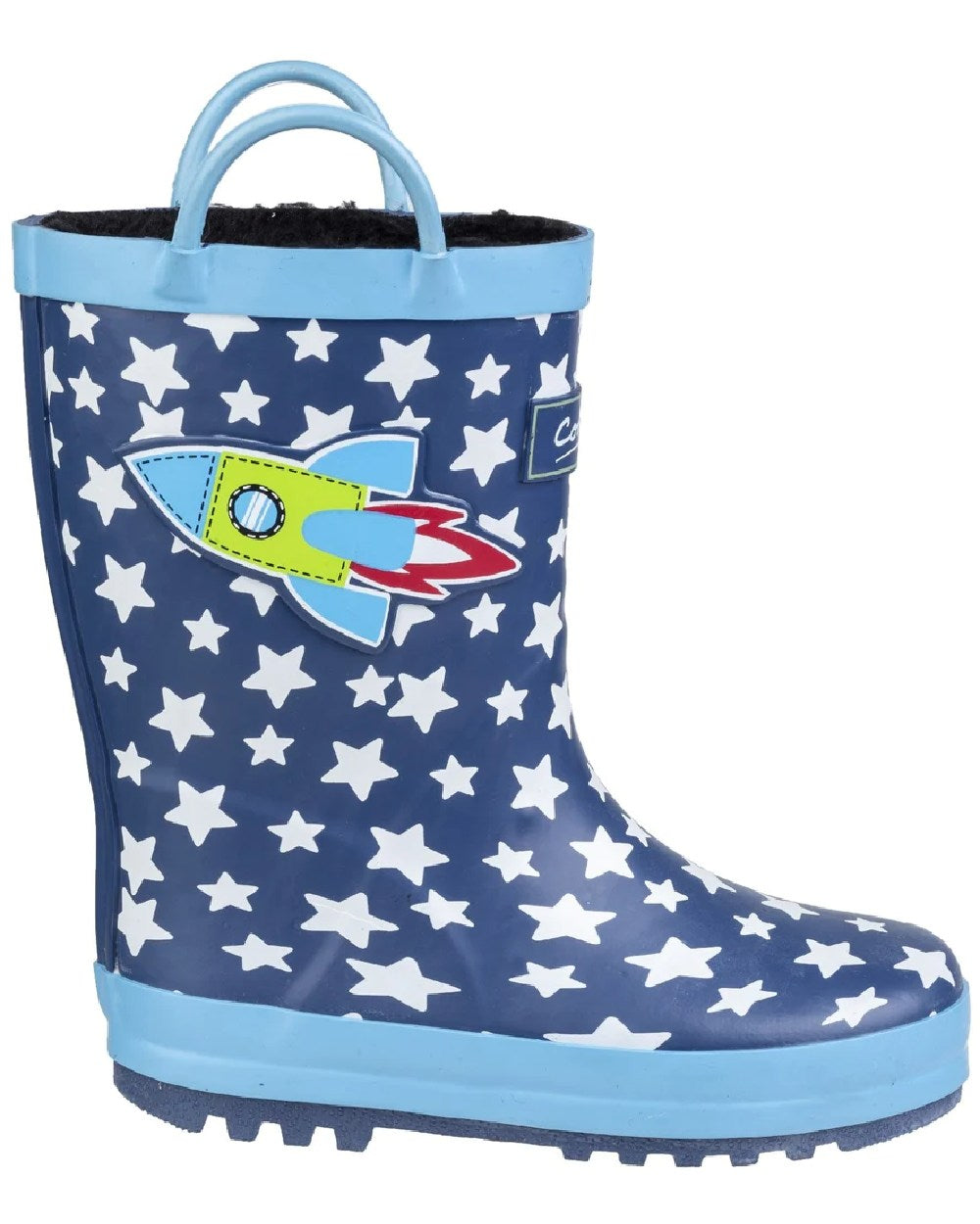 Cotswold Kids Sprinkle Wellington Boots in Dark Blue 