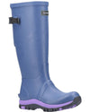 Costwold Ladies Realm Adjustable Wellington Boots in Blue Purple #colour_blue-purple