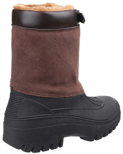 Cotswold Womens Venture Waterproof Winter Boots in Brown 