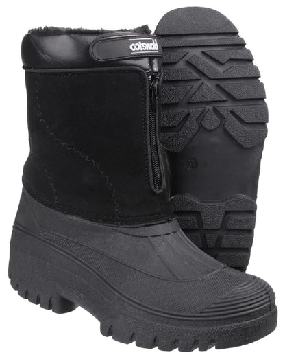Cotswold Mens Venture Waterproof Winter Boots in Black 