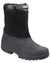 Cotswold Womens Venture Waterproof Winter Boots in Black #colour_black