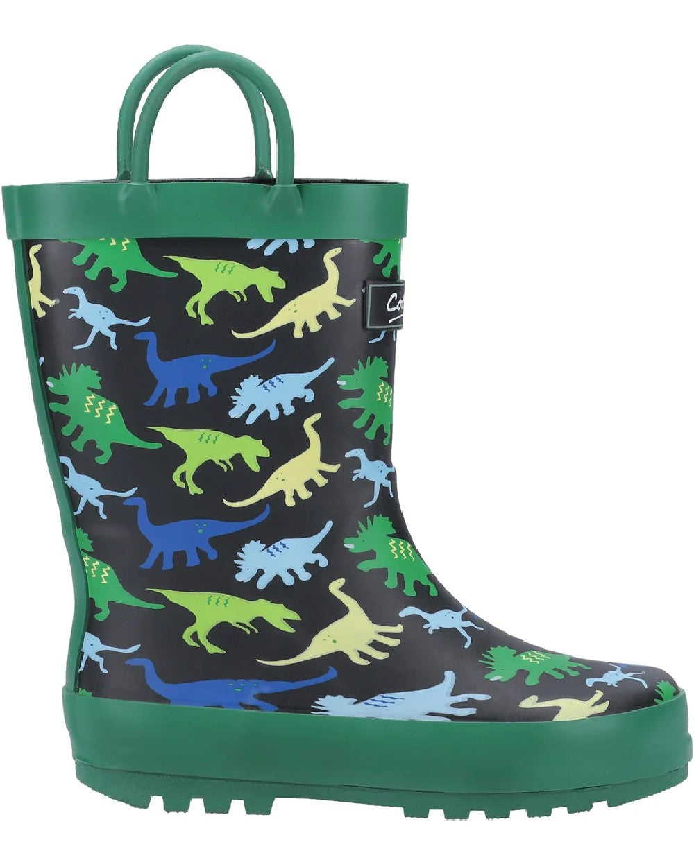 Cotswold Kids Sprinkle Wellington Boots in Green 