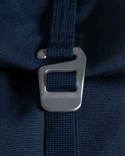 Blue Stone coloured Craghoppers 20L Kiwi Classic Rolltop Backpack II on white background 