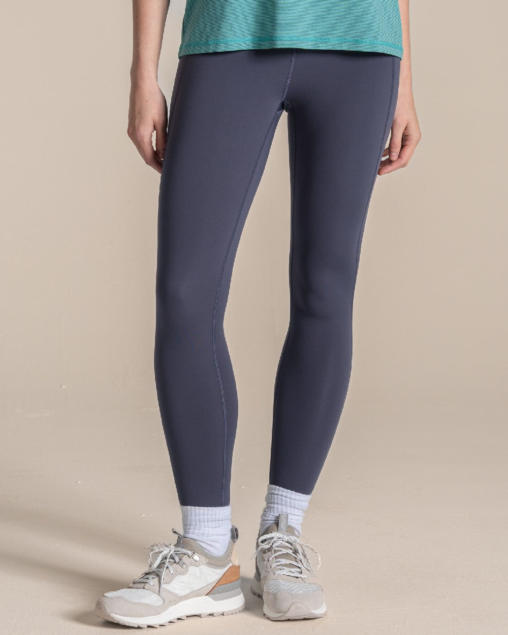 Anthracite coloured Craghoppers Alex II Legging on beige background 