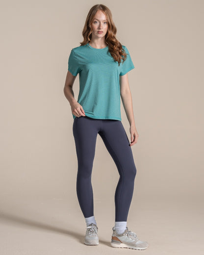 Anthracite coloured Craghoppers Alex II Legging on beige background 