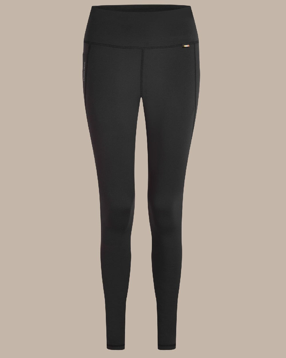 Black coloured Craghoppers Alex II Legging on beige background 