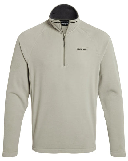 Bayleaf Coloured Craghoppers Corey VI Half Zip Fleece on white background 