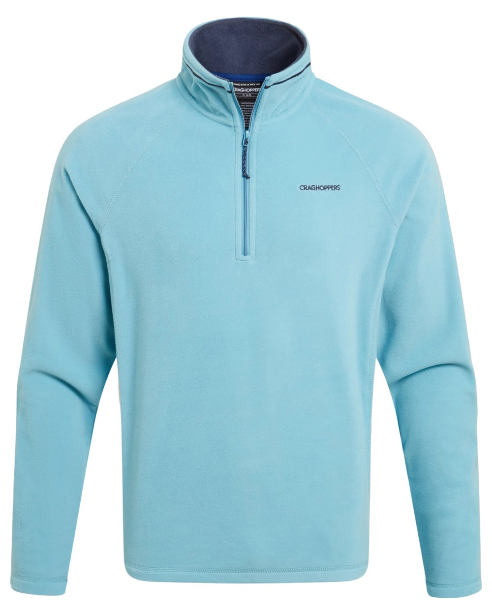Saltpool Coloured Craghoppers Corey VI Half Zip Fleece on white background 