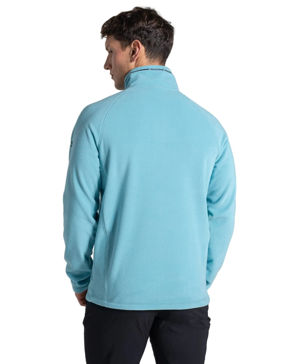 Saltpool Coloured Craghoppers Corey VI Half Zip Fleece on white background 