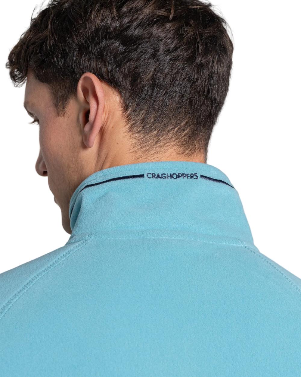 Saltpool Coloured Craghoppers Corey VI Half Zip Fleece on white background 