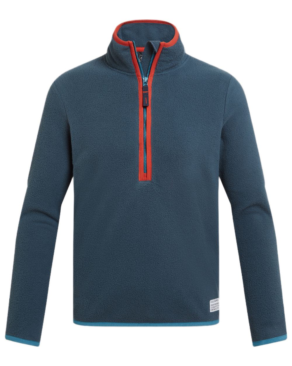 Blue Stone Coloured Craghoppers Childrens CO2 Renu Jacket on white background 