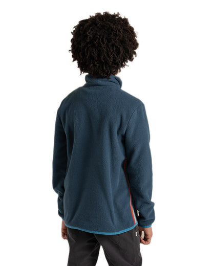 Blue Stone Coloured Craghoppers Childrens CO2 Renu Jacket on white background 