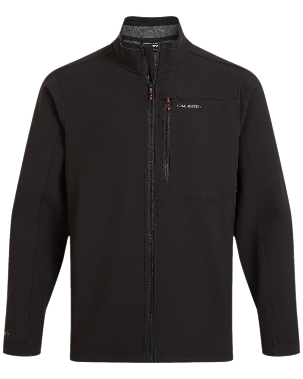 Black Coloured Craghoppers Mens Altis II Jacket on white background 