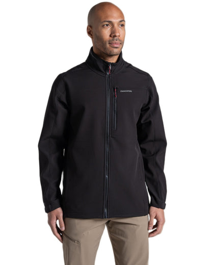 Black Coloured Craghoppers Mens Altis II Jacket on white background 