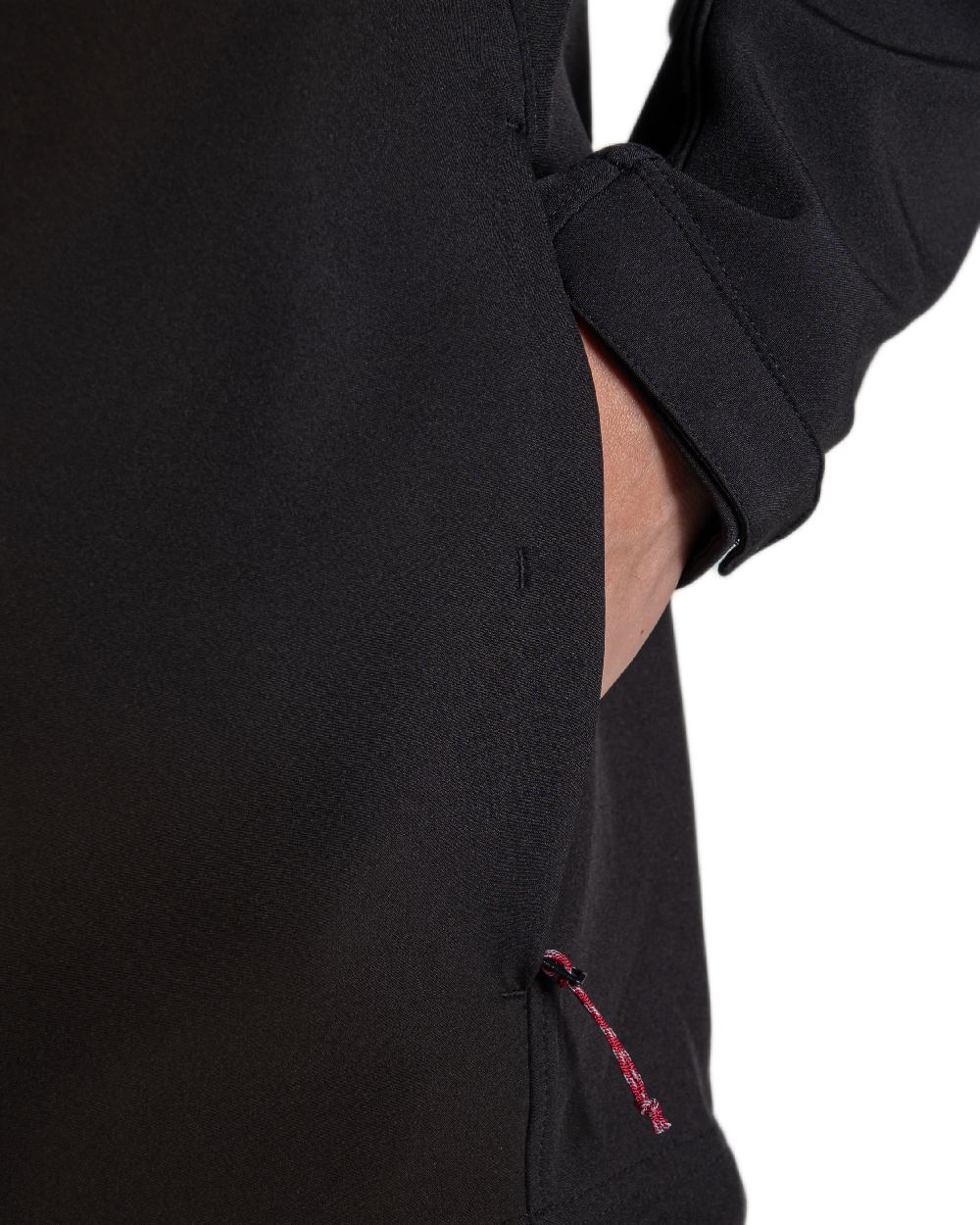 Black Coloured Craghoppers Mens Altis II Jacket on white background 