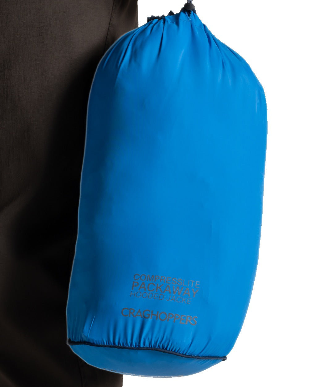 Azure Sky Coloured Craghoppers Mens Compresslite IX Hooded Insulating Jacket on white background 