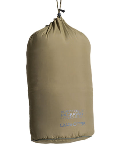 Cardamon Coloured Craghoppers Mens Compresslite IX Hooded Insulating Jacket on white background 