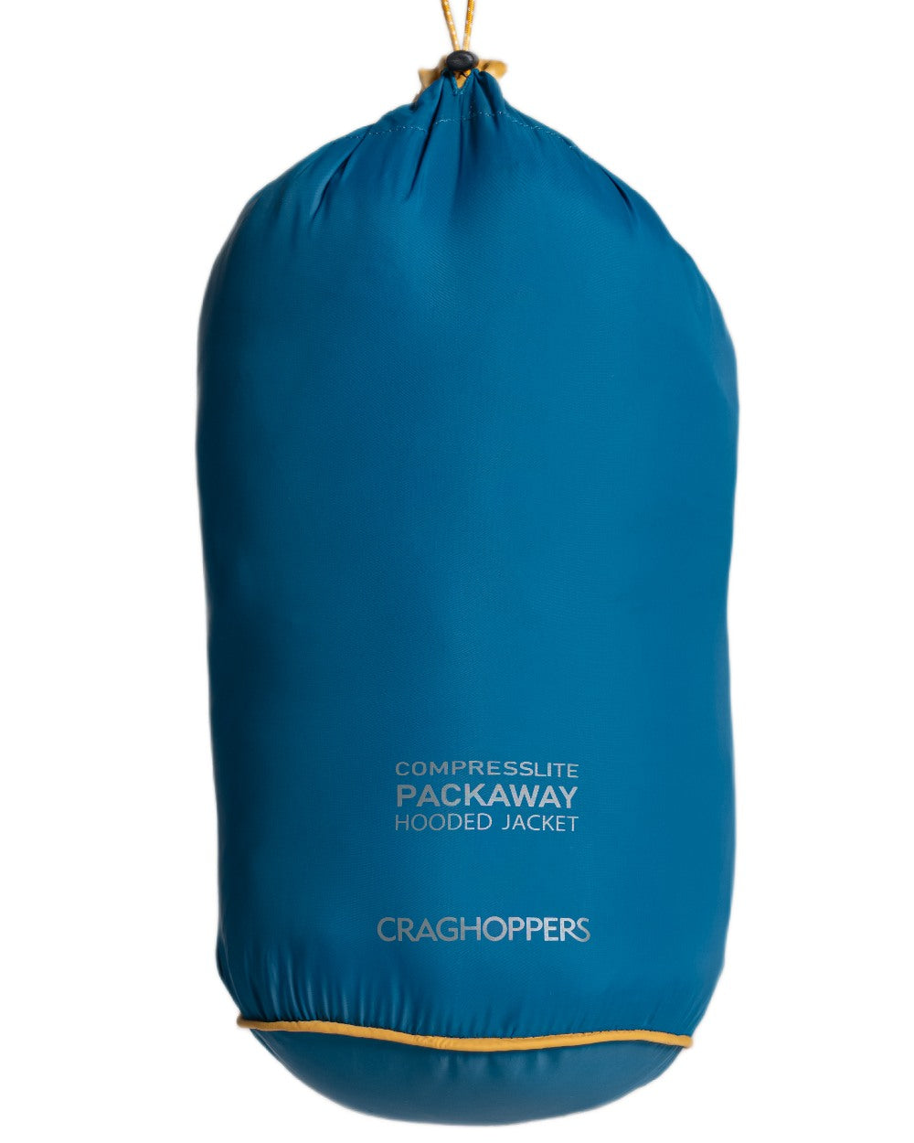 Coastal Blue coloured Craghoppers Mens Compresslite IX Hooded Insulating Jacket on white background 