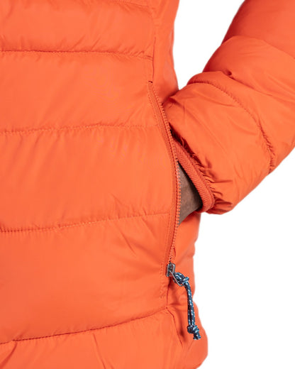 Sedona Coloured Craghoppers Mens Compresslite IX Hooded Insulating Jacket on white background 