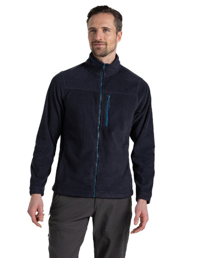 Dark Navy coloured Craghoppers Mens Corey Plus II Insulating Jacket on white background 