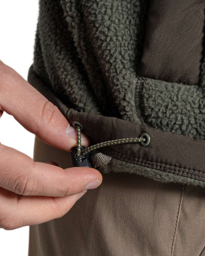 Dark Sage Ecru coloured Craghoppers Mens Dades Jacket on white background 