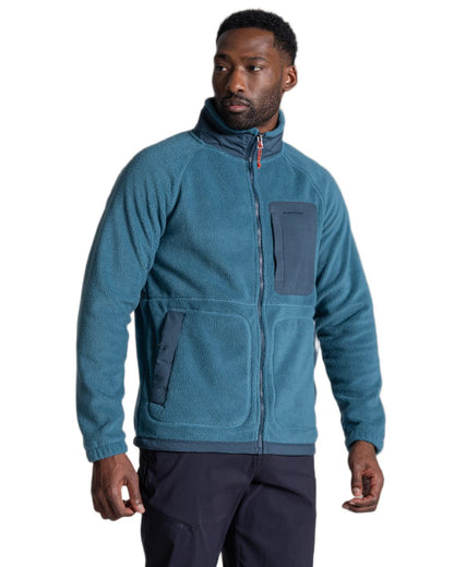 Winter Storm coloured Craghoppers Mens Dades Jacket on white background 
