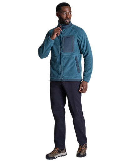 Winter Storm coloured Craghoppers Mens Dades Jacket on white background 