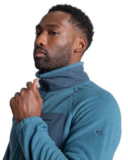 Winter Storm coloured Craghoppers Mens Dades Jacket on white background 