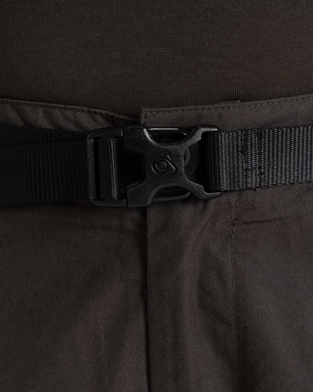 Bark coloured Craghoppers Mens Kiwi Classic II Trouser on white background 