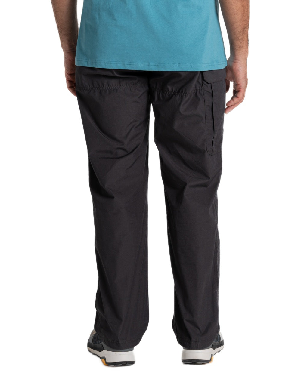 Black Pepper coloured Craghoppers Mens Kiwi Classic II Trouser on white background 