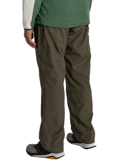 Wild Olive coloured Craghoppers Mens Kiwi Classic II Trouser on white background 
