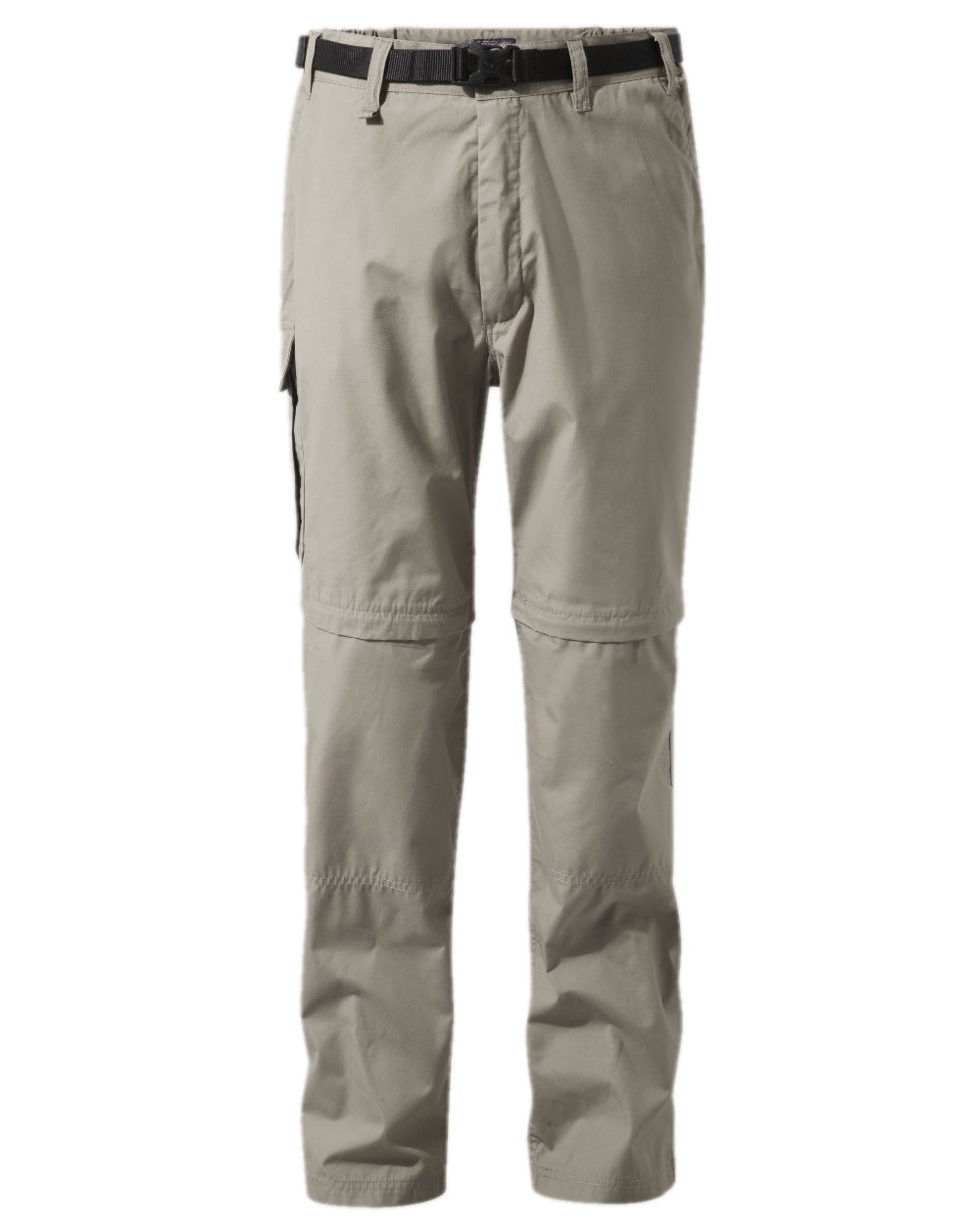 Beach Coloured Craghoppers Mens Kiwi Convertible Trousers on white background 