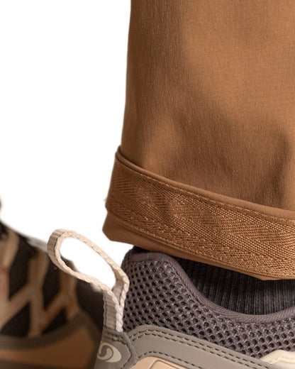 Boulder coloured Craghoppers Mens Kiwi Pro Cargo Trousers on white background 