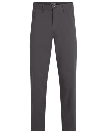 Dark Lead Coloured Craghoppers Mens Kiwi Pro III Trouser on white background 