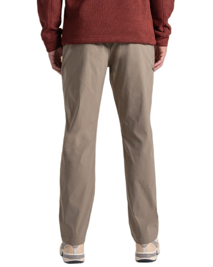 Pebble Coloured Craghoppers Mens Kiwi Pro III Trouser on white background 