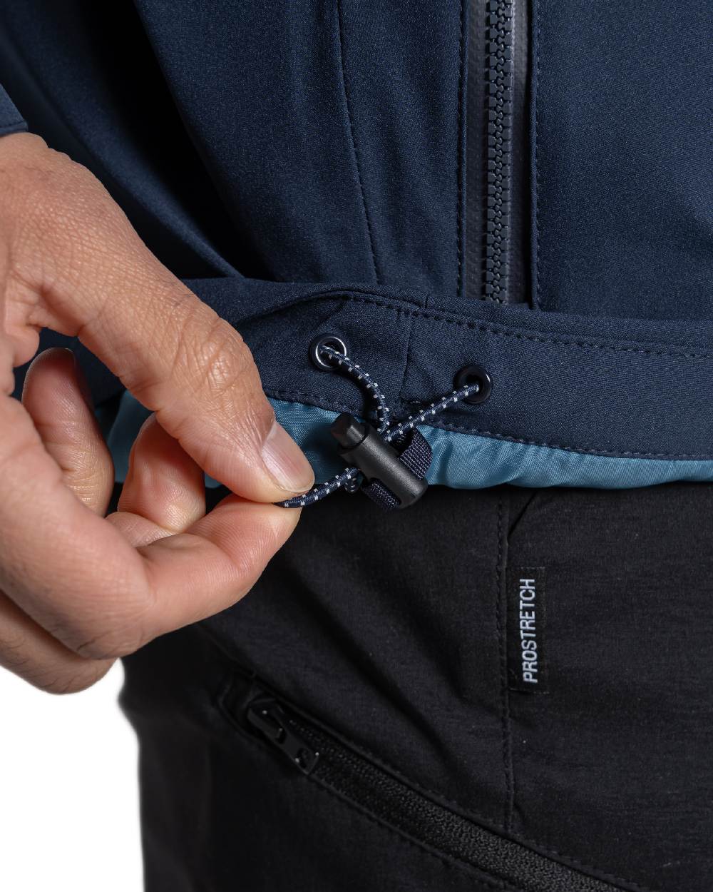 Blue Navy Coloured Craghoppers Mens Lorton Thermic Jacket on white background 