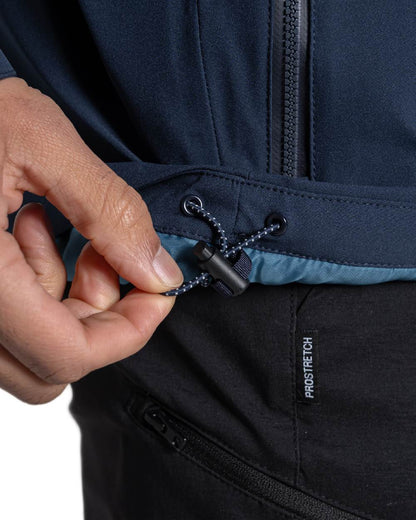 Blue Navy Coloured Craghoppers Mens Lorton Thermic Jacket on white background 