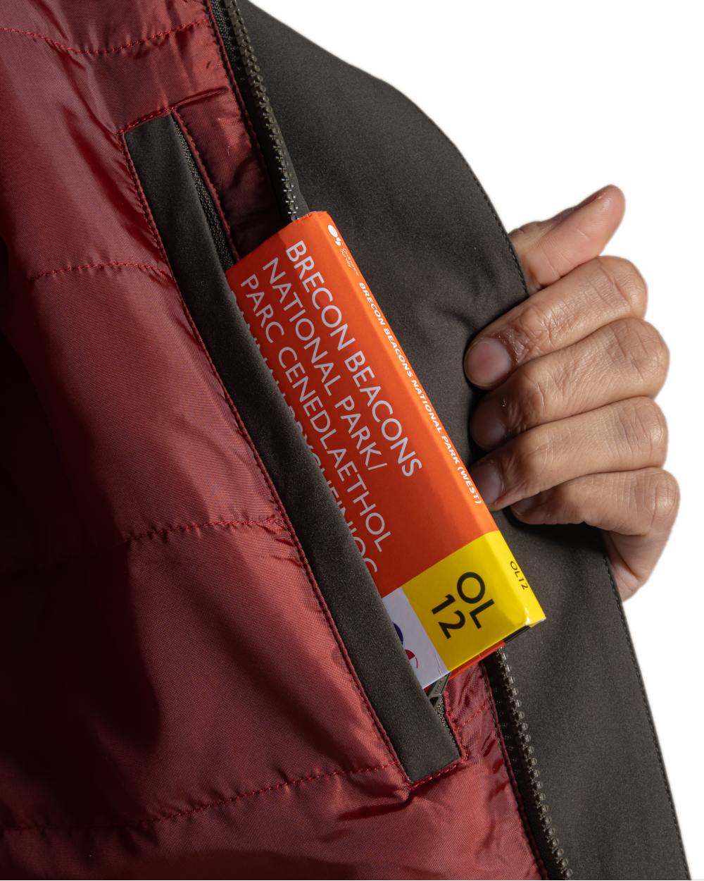 Woodland Green Coloured Craghoppers Mens Lorton Thermic Jacket on white background 