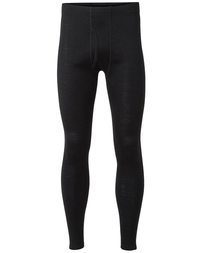 Black coloured Craghoppers Mens Merino Baselayer Leggings on white background 